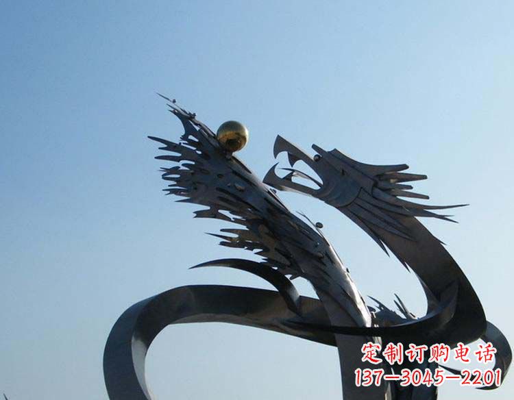 泉州不锈钢龙雕塑精细的手工艺品