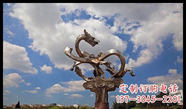 泉州龙雕塑流动的艺术形式