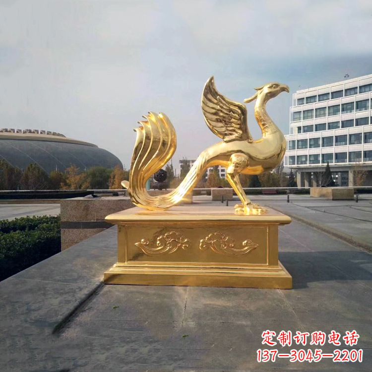 泉州城市广场的朱雀雕塑