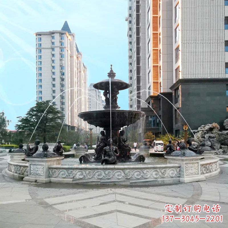泉州城市广场欧式水景喷泉雕塑的魅力