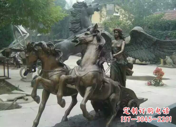 泉州马雕塑城市广场的一道美丽风景线