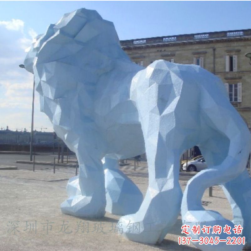 泉州城市街道创意动物狮子景观雕塑摆件