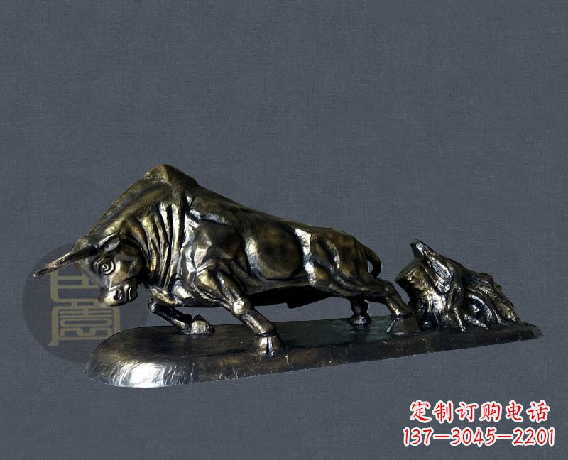 泉州缔造城市景观,铜雕拓荒牛添彩