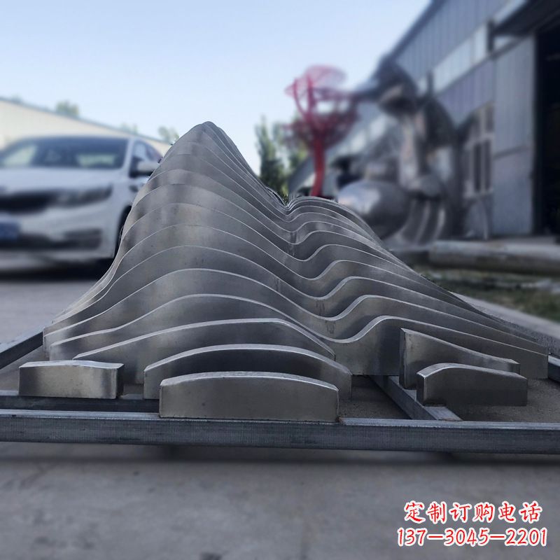 泉州不锈钢假山雕塑精致耐用的艺术品