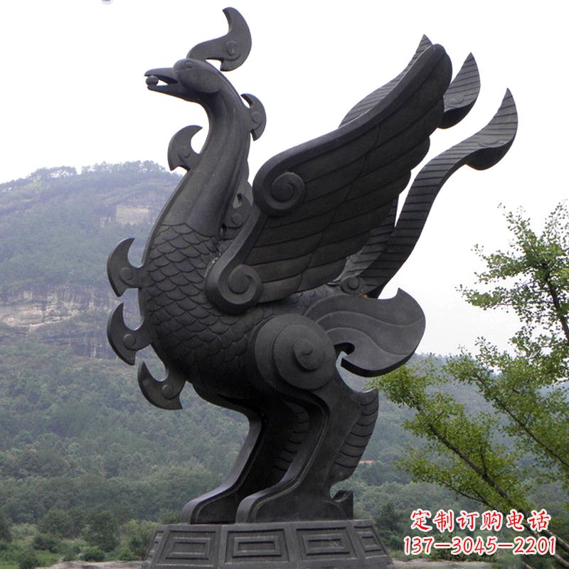 泉州凤凰铜雕传承古神兽之美