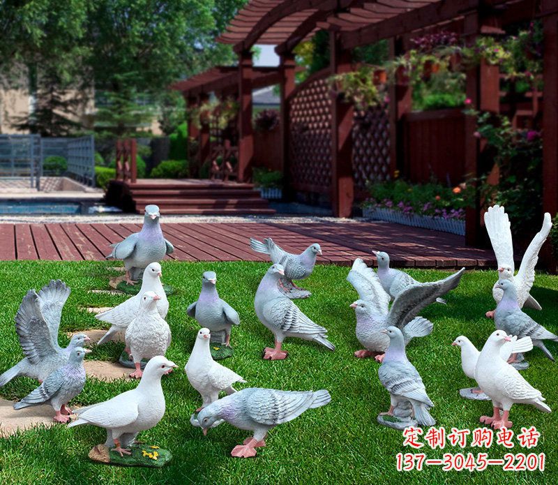 泉州抽象鸽子雕塑