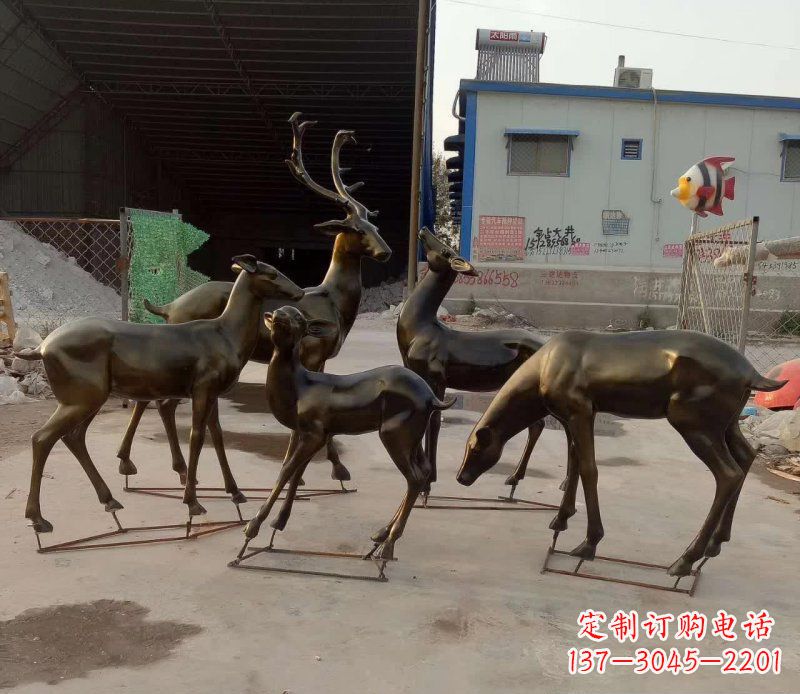 泉州鹿雕塑抽象之美