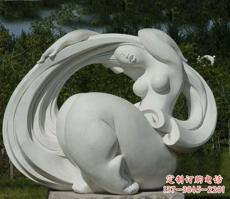 泉州抽象美女石雕