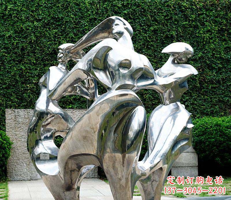 泉州抽象女性的魅力不锈钢景观雕塑