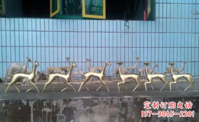 泉州小鹿公园的动物雕塑——精美的艺术品