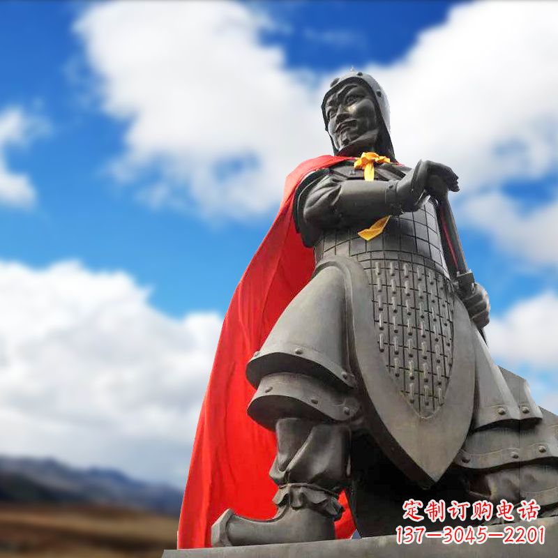 泉州楚霸王项羽雕塑-景区景点历史名人古代帝王雕像