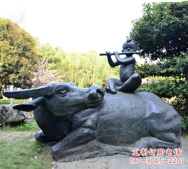 泉州牧童雕塑传承民间文化