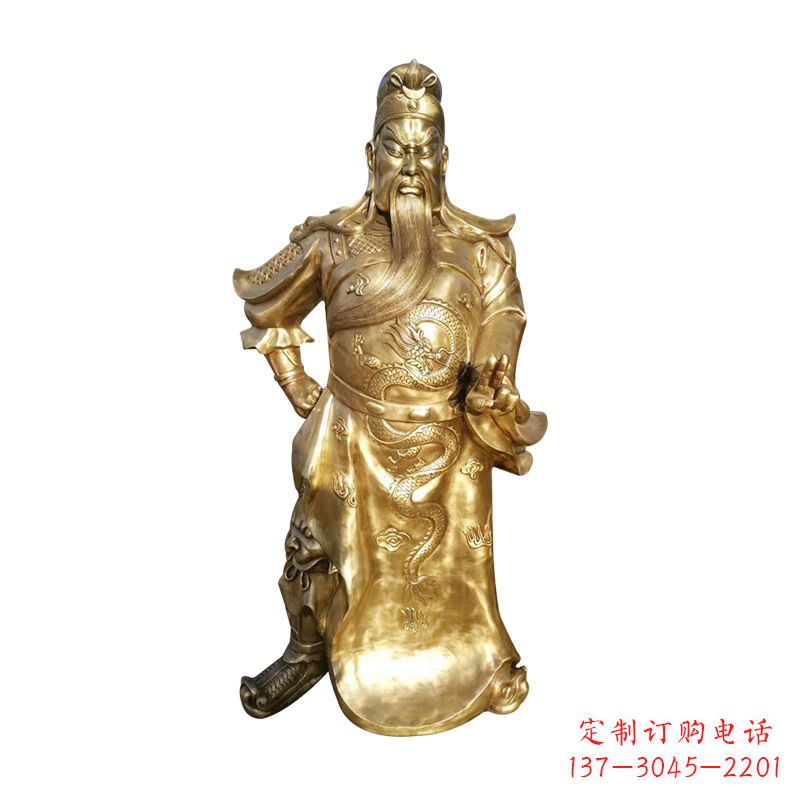 泉州抒写三国历史关羽雕塑
