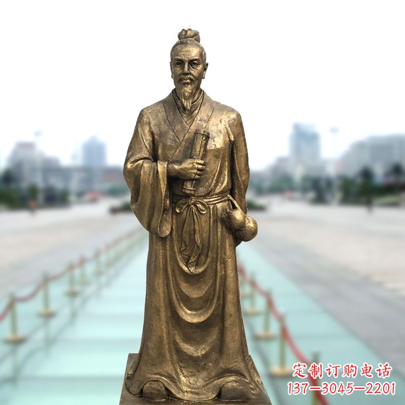 泉州铜雕艺术张仲景的精神实践