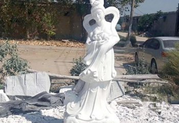 泉州嫦娥奔月汉白玉精美雕像