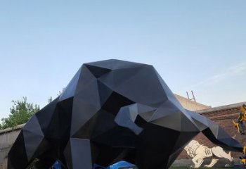 泉州华尔街牛大型玻璃钢动物雕塑