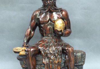 泉州神农大帝坐姿雕塑像