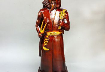 泉州神农氏铜像传承炎帝文化的艺术之作