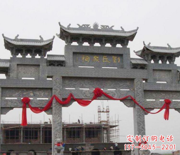 泉州牌坊雕塑——传承祠堂文化的艺术形式