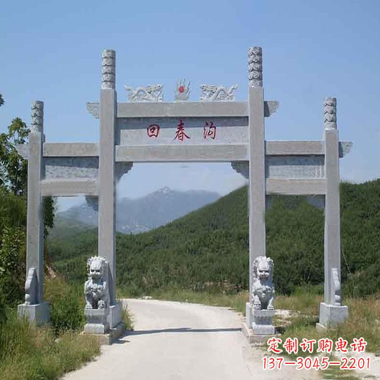 泉州村落中的牌坊雕塑传承民间文化