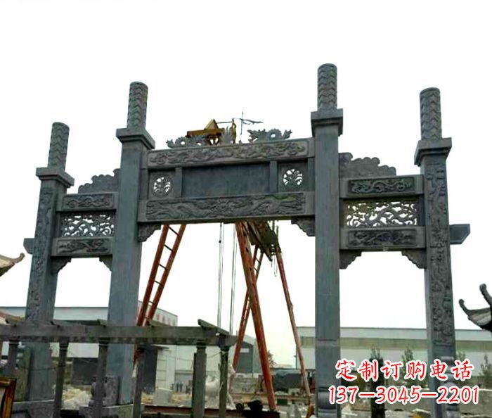 泉州村庄牌坊雕塑传承历史文化