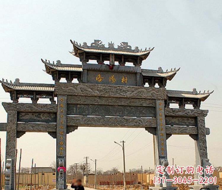 泉州牌坊雕塑——缅怀中国传统文化