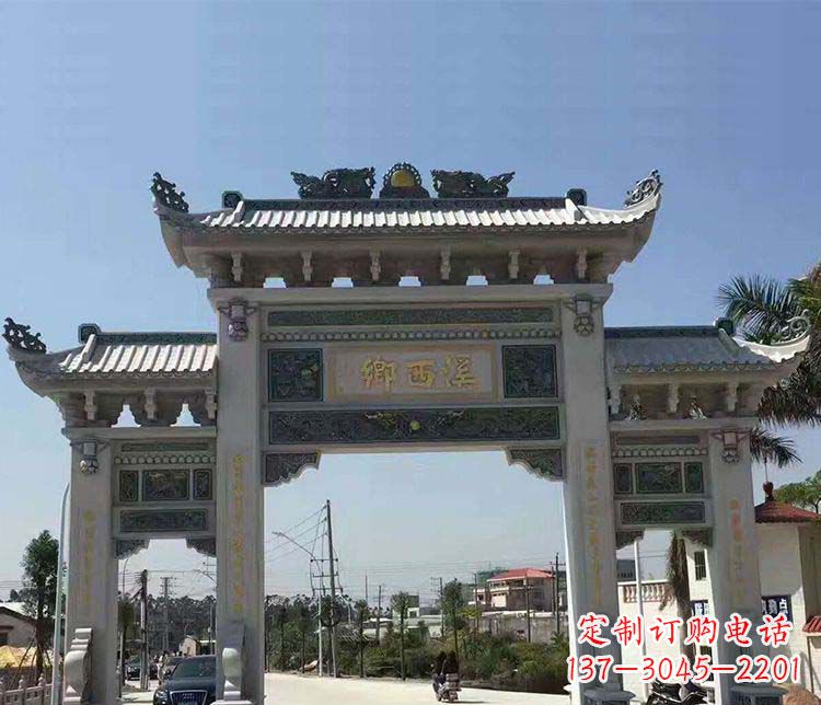 泉州石牌坊雕塑——缅怀深厚的历史情谊