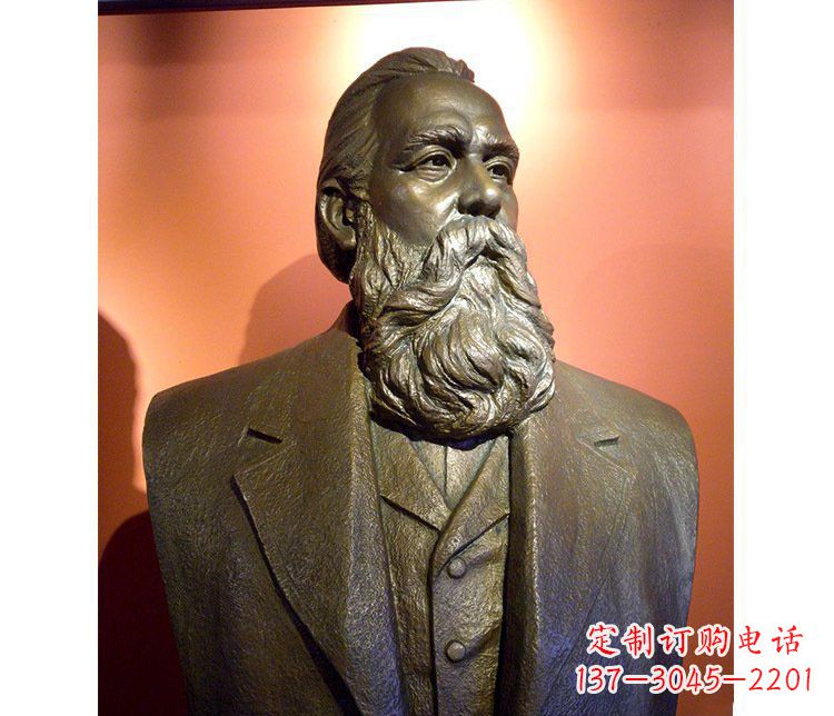 泉州达尔文校园人物铜雕塑