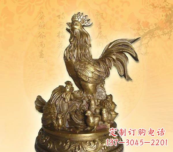泉州传统的公鸡雕塑