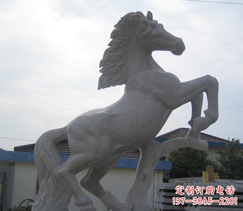 泉州大理石奔马动物雕塑