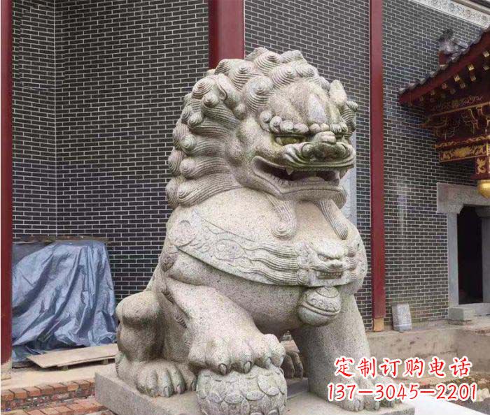 泉州巨型大理石狮子雕塑
