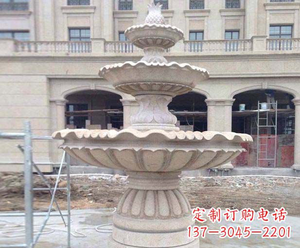 泉州大理石大型喷泉石雕 (2)