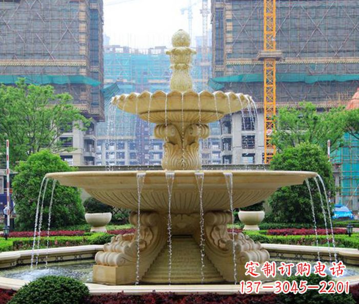 泉州大理石大型喷泉石雕 (4)
