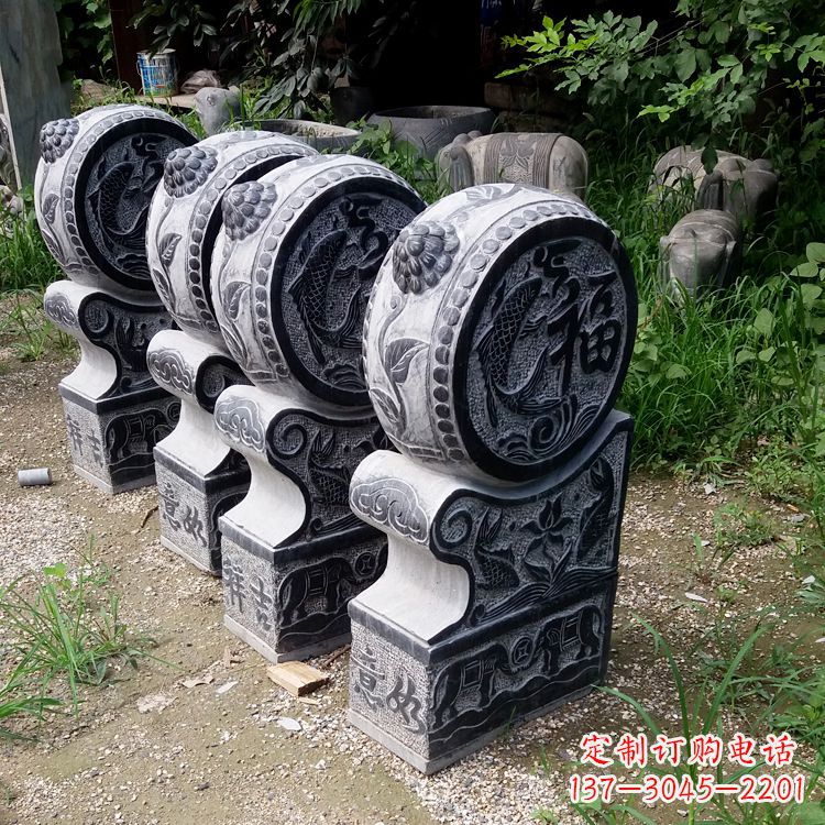 泉州大理石雕门墩