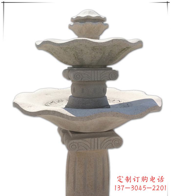 泉州大理石多层喷泉石雕 (5)