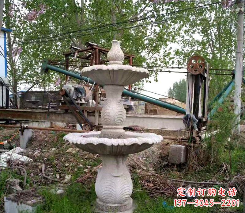 泉州大理石多层喷泉石雕 (6)
