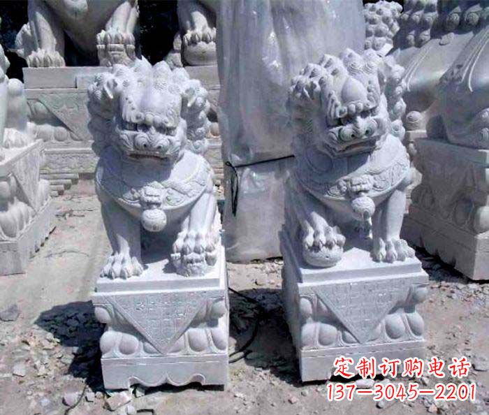 泉州大理石仿古石狮子