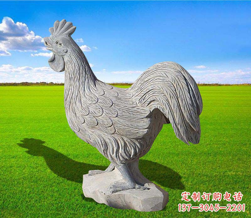 泉州大理石公鸡雕塑精美的艺术瑰宝