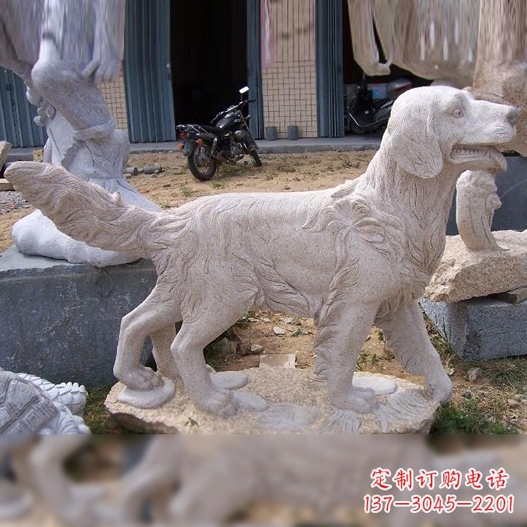 泉州大理石狗雕塑——精致的狗雕塑,让你的生活更有趣