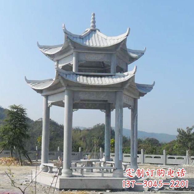 泉州高雅大理石凉亭雕塑