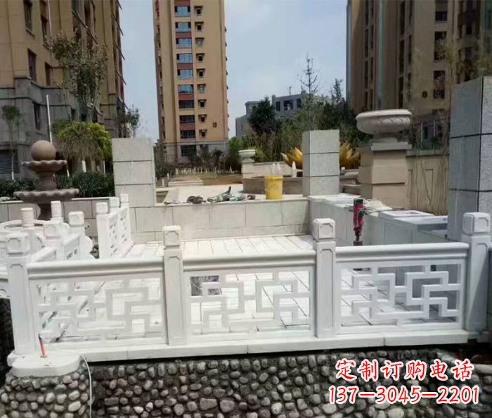 泉州精美大理石国旗台石雕雕塑