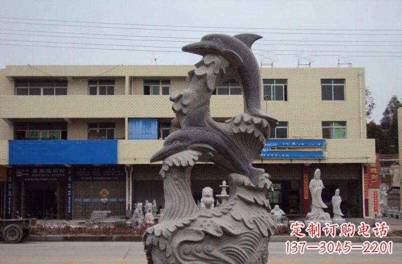 泉州大理石海豚雕塑