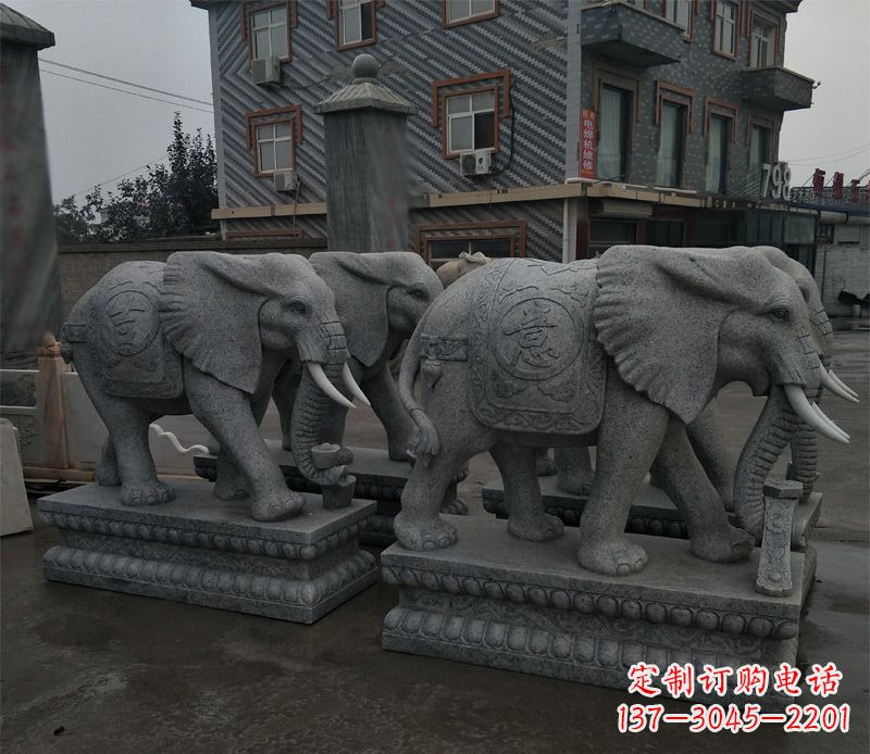 泉州唯美雕刻大象雕塑