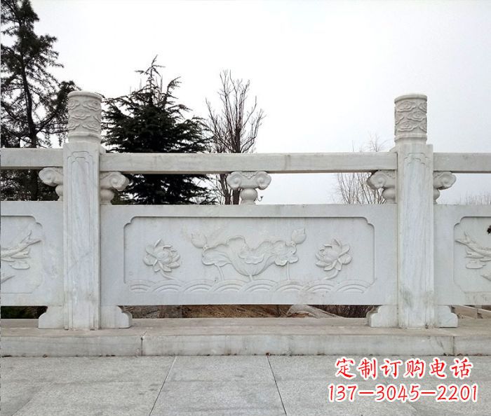 泉州大理石景区栏板石雕_2