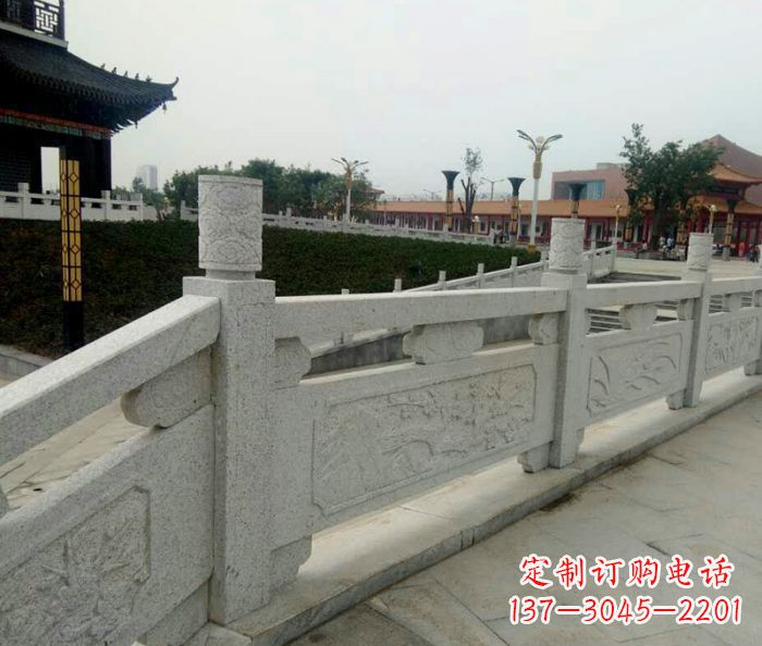 泉州大理石景区栏板石雕_1