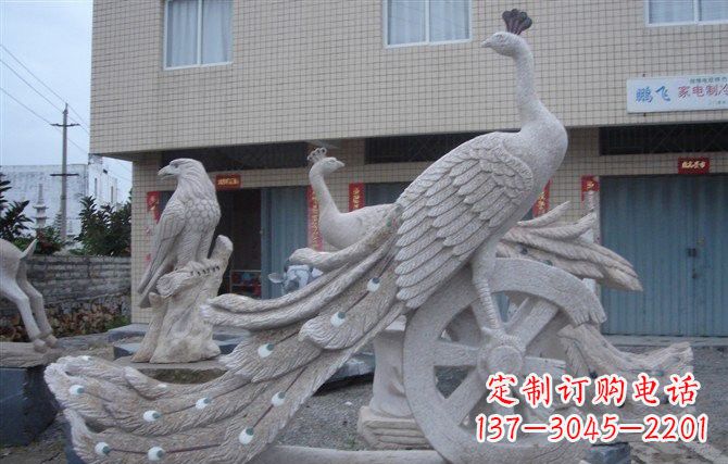 泉州大理石孔雀石雕塑