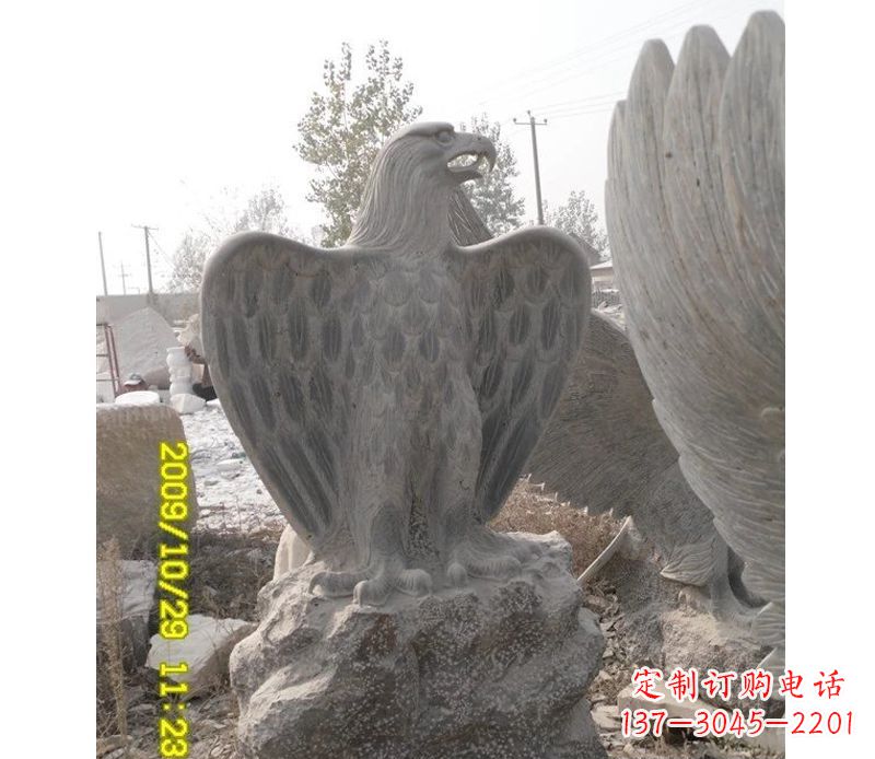 泉州大理石老鹰雕塑