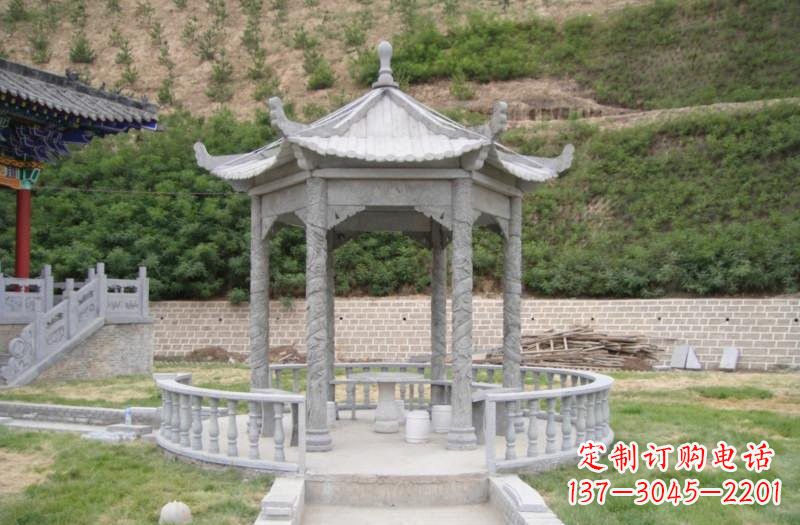 泉州大理石凉亭雕塑 (2)