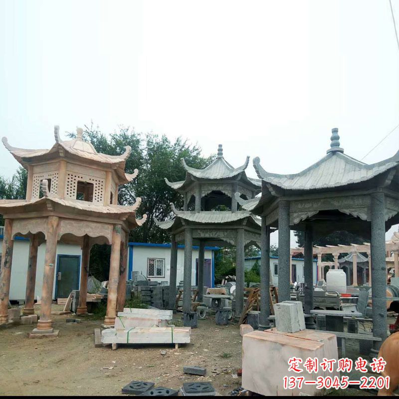 泉州大理石凉亭雕塑