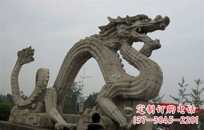 泉州大理石龙雕塑 (2)